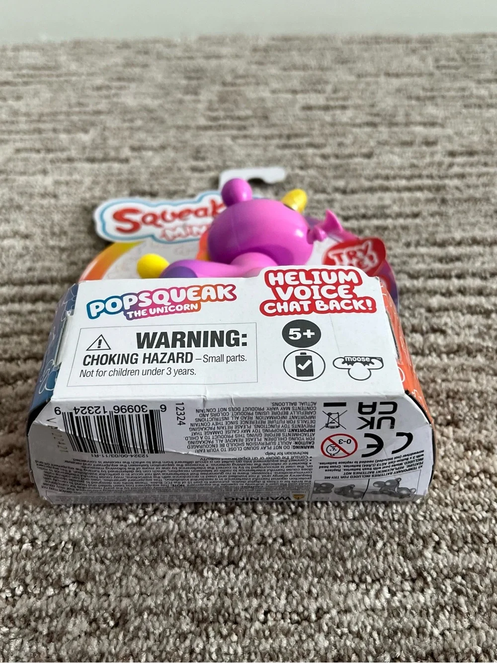 NWT Squeakee Minis Popsqueak Unicorn Toy